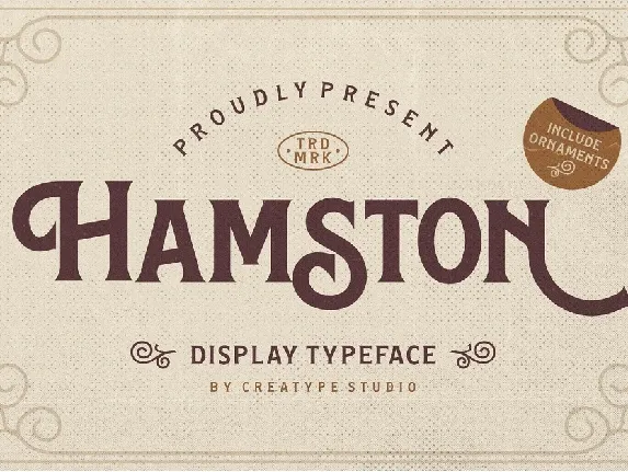 Hamston Typeface font