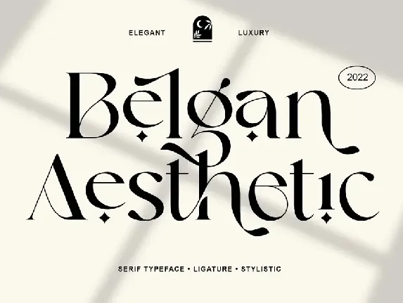 Belgan Aesthetic font