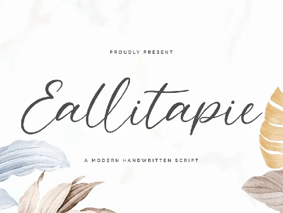 Eallitapie font