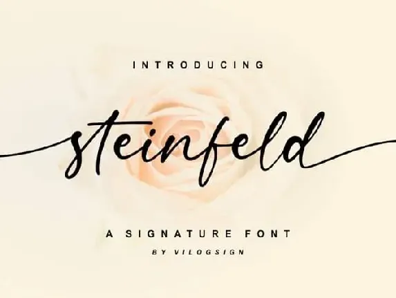 Steinfeld Script font