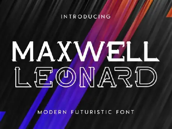 Maxwell Leonard font