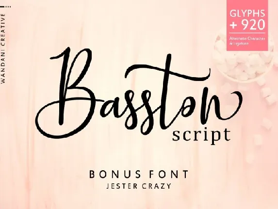 Basston Script Duo font