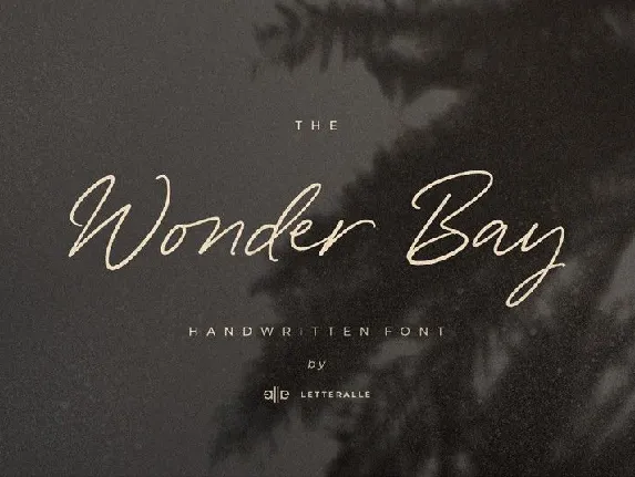 Wonder Bay Handwritten font