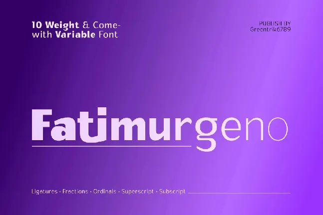 Fatimurgeno font