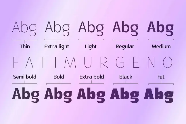 Fatimurgeno font