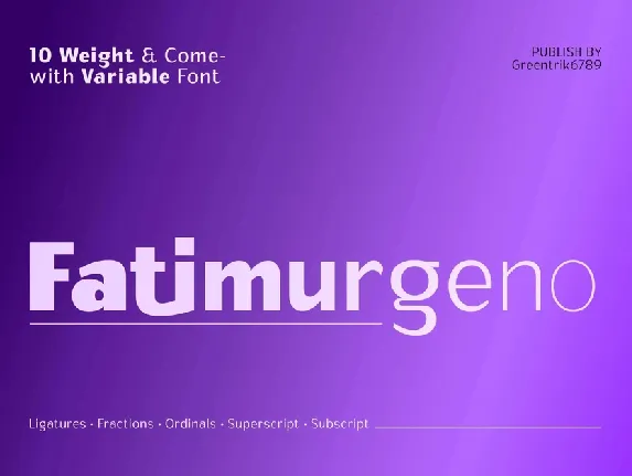 Fatimurgeno font