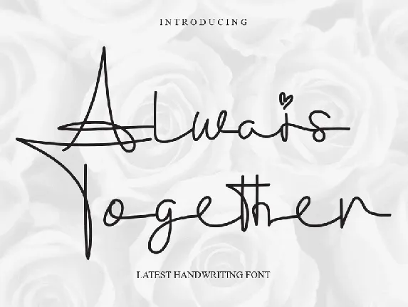 Always Together font