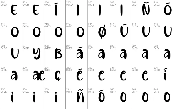 HELLO BEAUTIFUL EART font