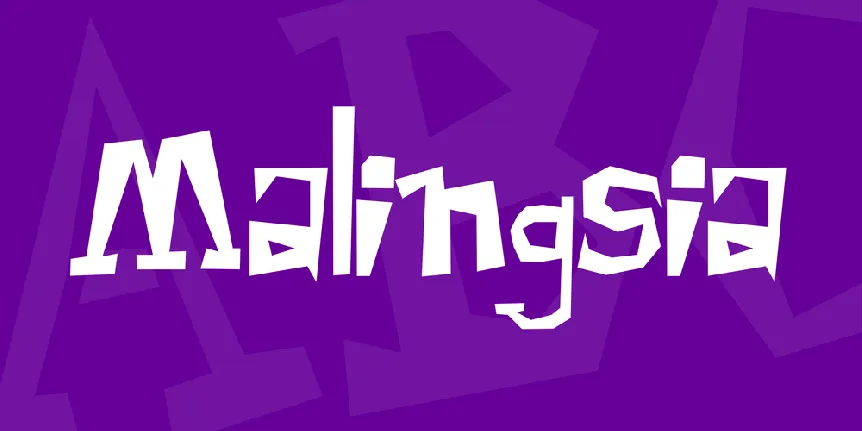 Malingsia font