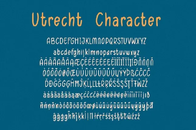 Utrecth Script font