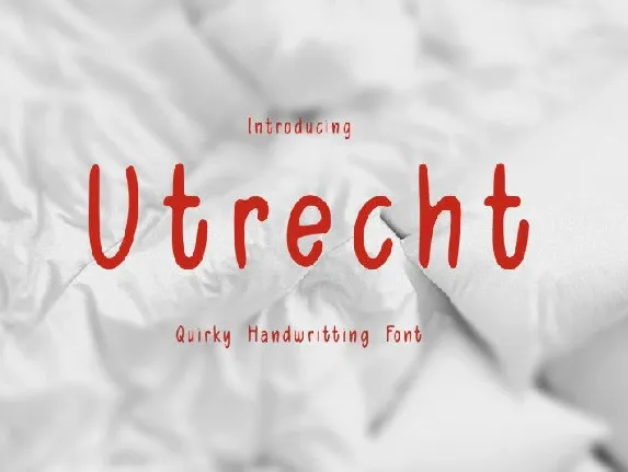 Utrecth Script font