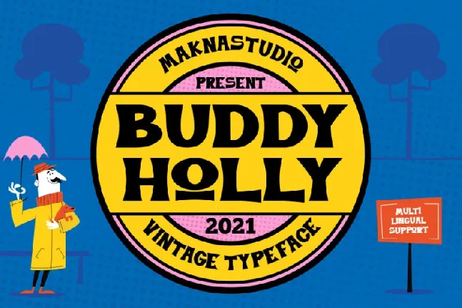 Buddy Holly Display font