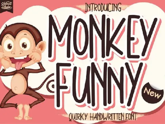 Monkey Funny Display font