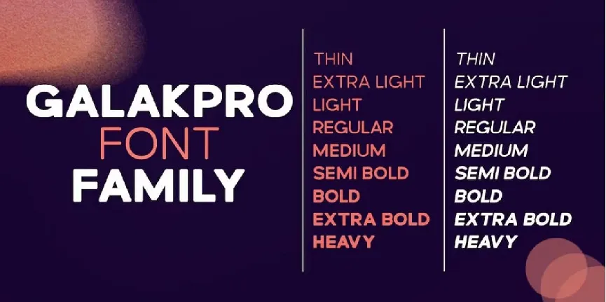 Galak Round font