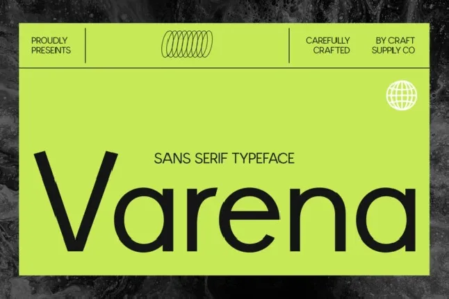 Varena font