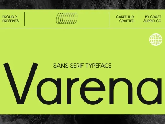 Varena font