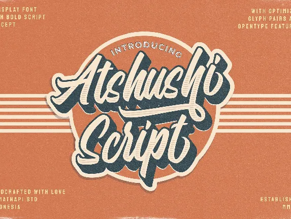 Atshushi Script font