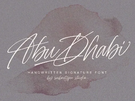 Abu Dhabi font