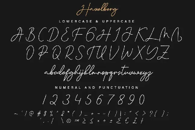 Havelberg Demo font