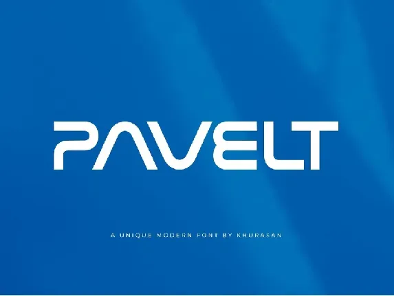 Pavelt font