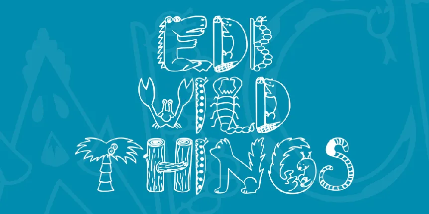 EDB Wild Things font