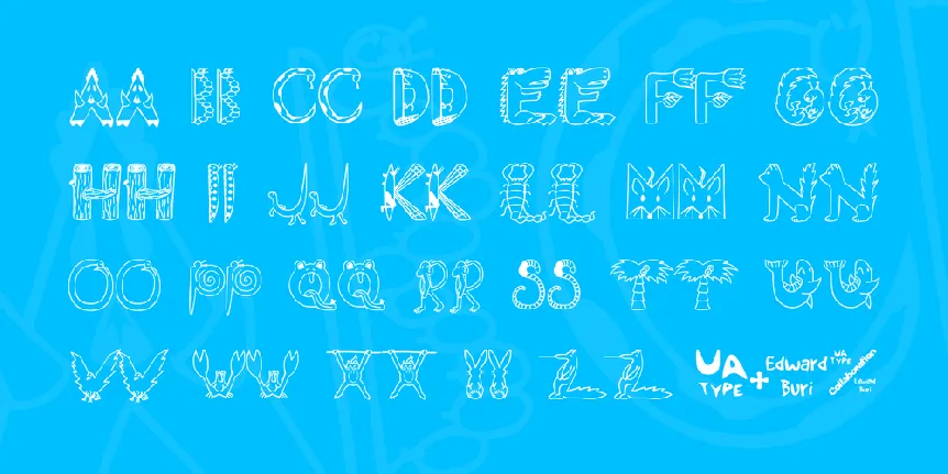 EDB Wild Things font