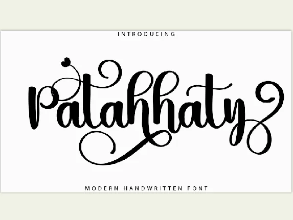 Patahhaty font