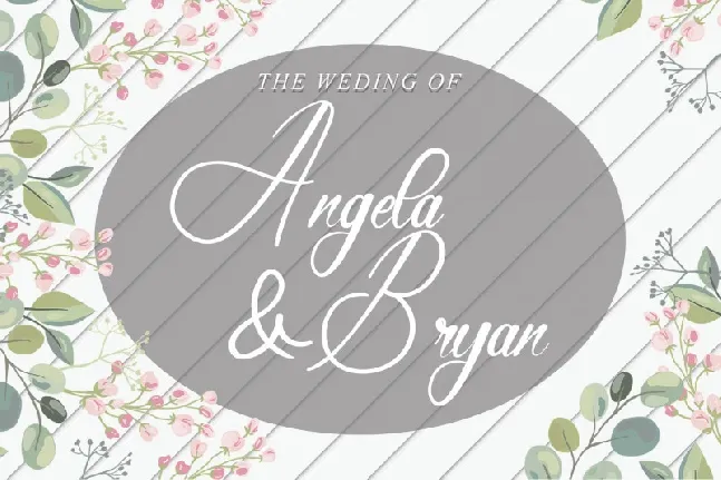 Elegant Wedding font