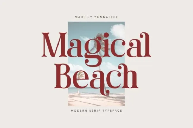 Magical Beach font