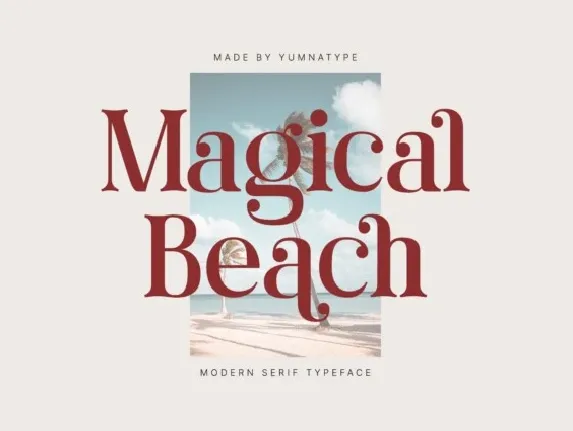 Magical Beach font