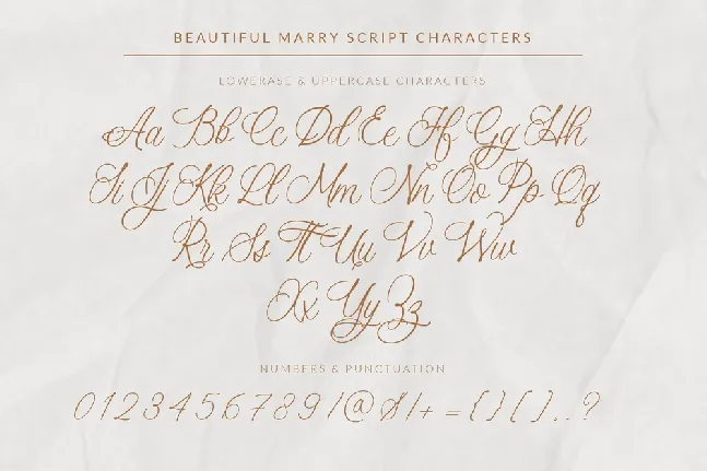 Beautiful Marry font