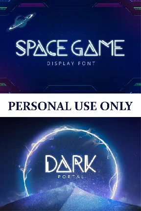 Space Game font