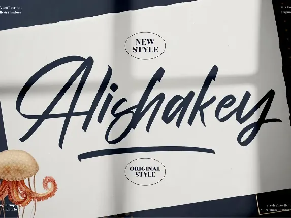 Alishakey font