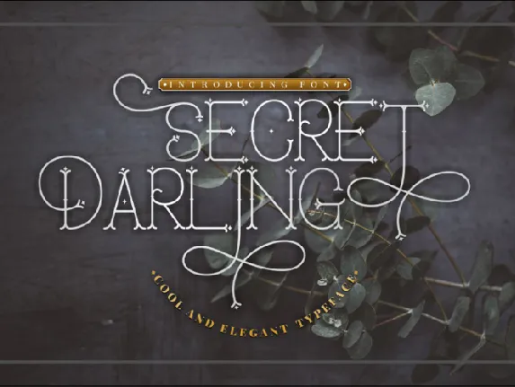 Secret Darling font