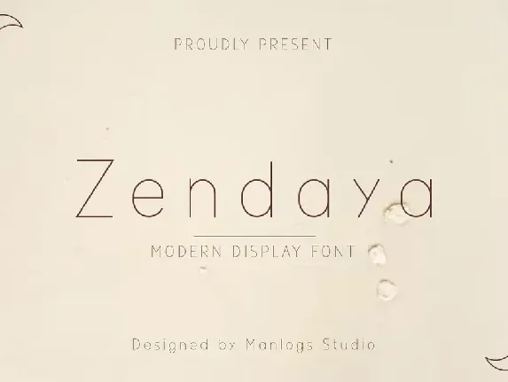 Zendaya font