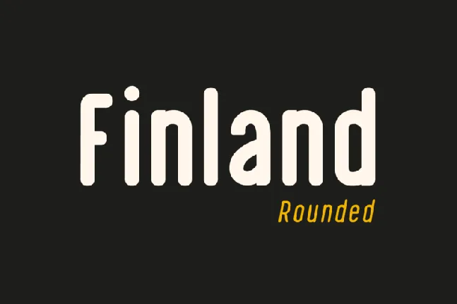 Finland Rounded font