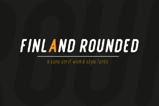 Finland Rounded font