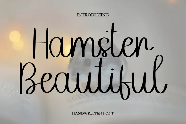 Hamster Beautiful font