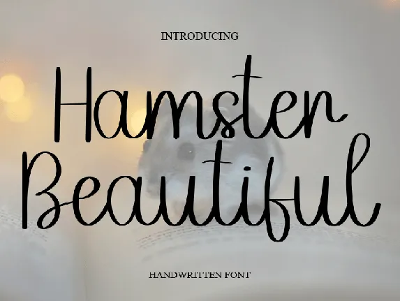 Hamster Beautiful font