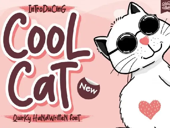 Cool Cat Display font