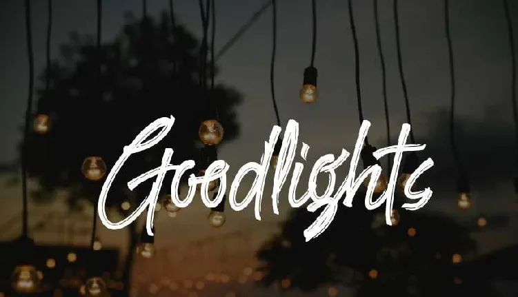 Goodlights font