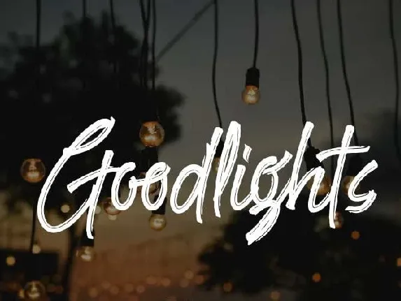 Goodlights font