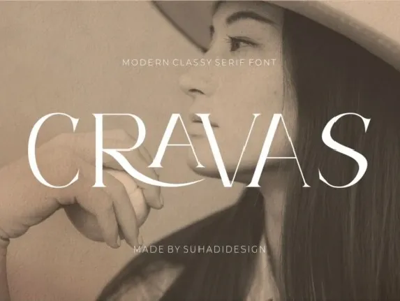 Cravas font