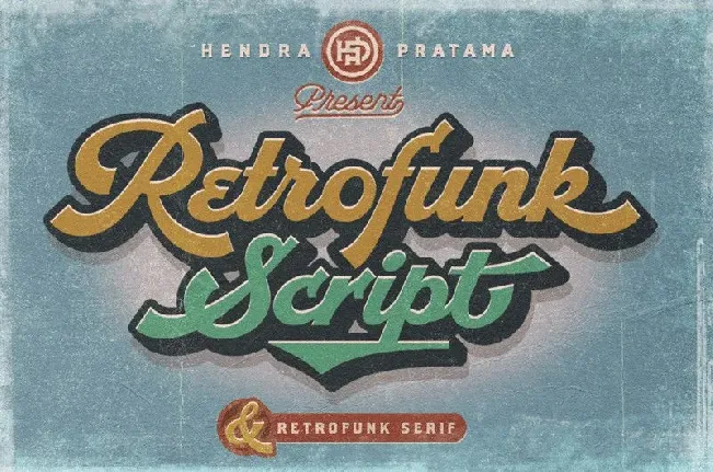 Retrofunk Script font