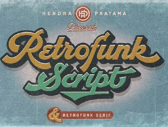 Retrofunk Script font