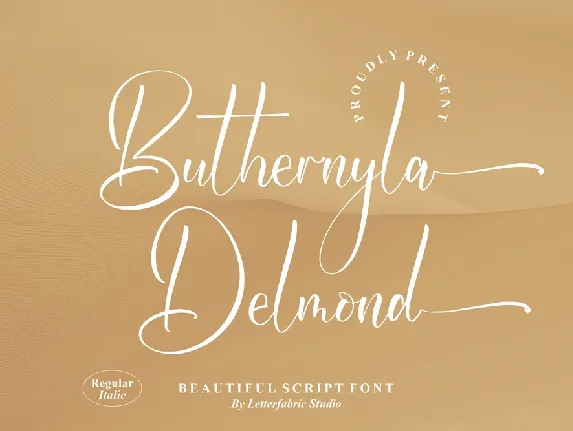 Buthernyla Delmond font