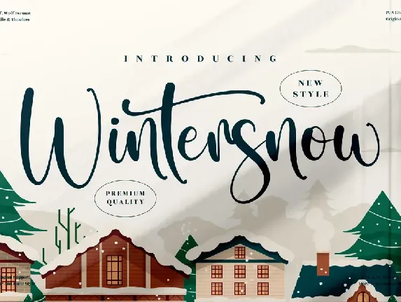 Wintersnow font