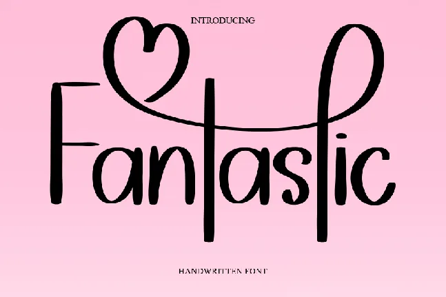 Fantastic font