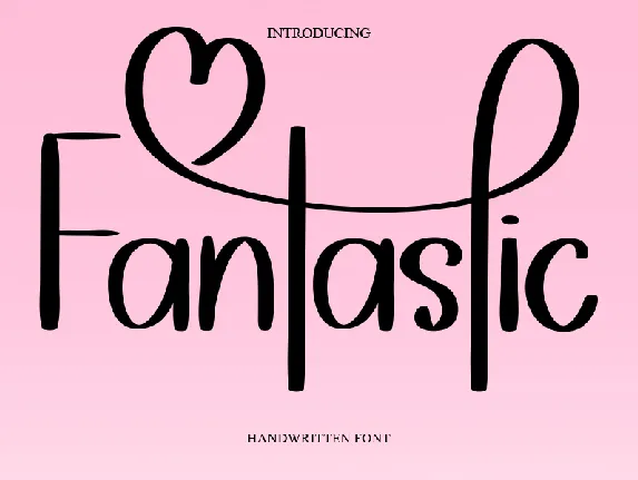 Fantastic font