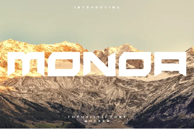 Monoa font